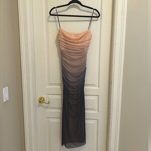 Zara ombré mesh dress. Size small